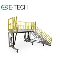 Aluminum Stage with Four Legs Portable Stage Equipment Non-Slip Platform