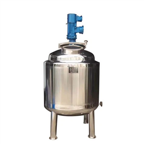 Stainless Steel Double Jacketed Liquid Mixing Tank
